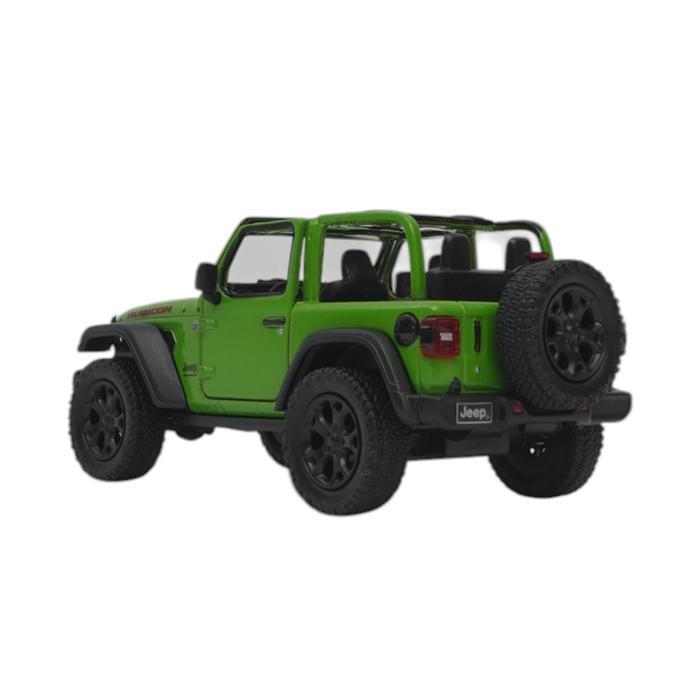 Top Gear Kinsmart 1:34 Diecast Jeep Wrangler Open Top 2018 Random Miniatur Mobil Mobil-Mobilan Kids