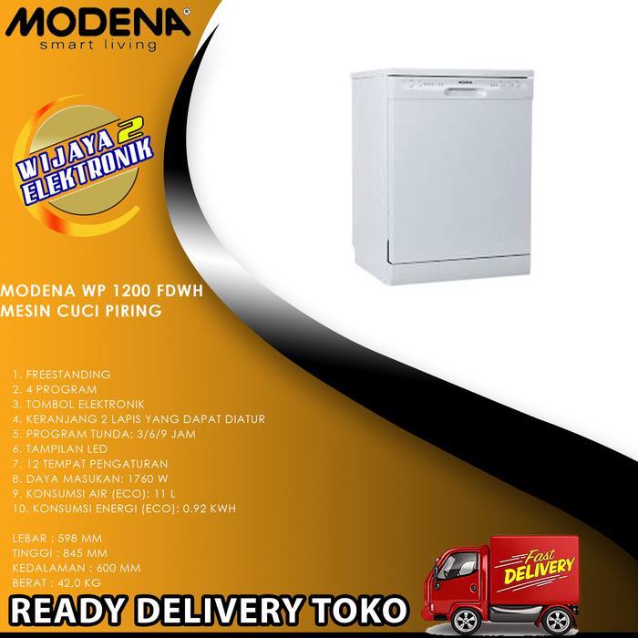 MODENA Dishwasher - WP 1200 FDWH