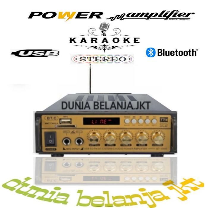amplifier karaoke Stereo USB bluetooth FM radio