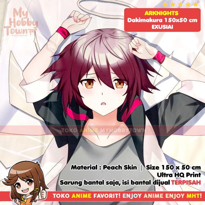 Sarung Bantal Anime Dakimakura Arknhts : Eusiai