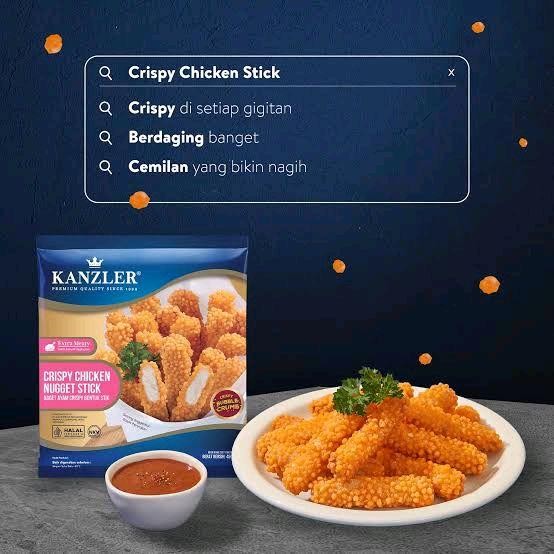 

Mamiseler45 - Kanzler Nugget Ayam Krispi 500G - Frozen Food Makanan Beku Anak & Snack Praktis