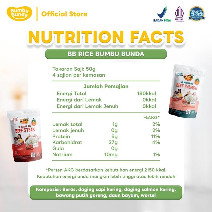 

Mamiseler45 - Bumbu Bunda Elia Bundling Bb Rice 2 Pcs - Mpasi Bayi Tinggi Protein, Tanpa Msg