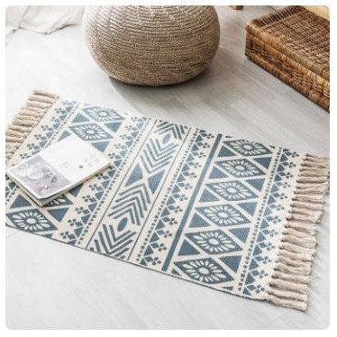 Karpet Rumbai / Bohean Tassel Rug Carpet Scandinavian