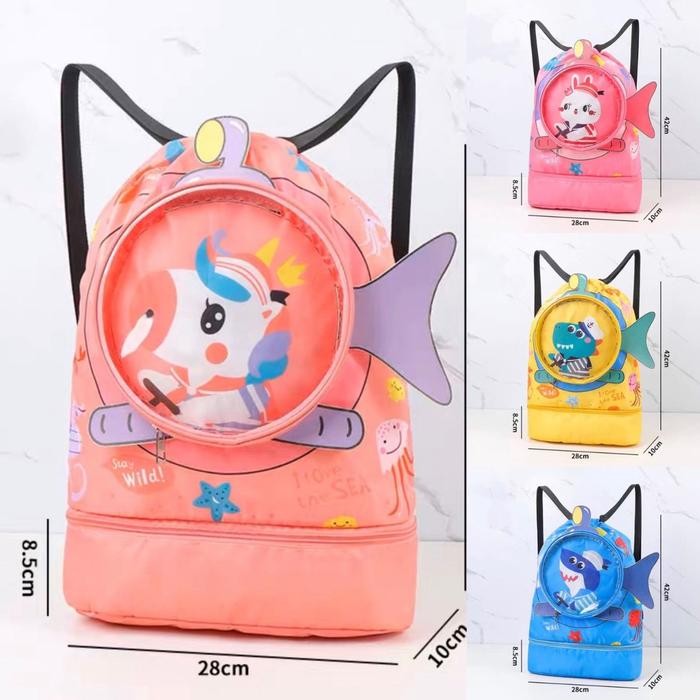 Tas Renang Anak Multifungsi Anti Air /Tas Renang Waterproof