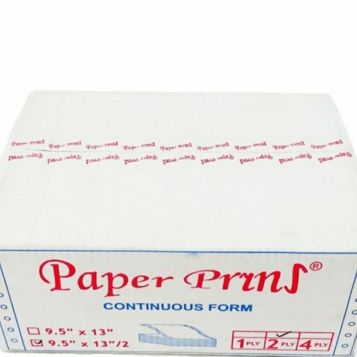 

NEW PRODUK KERTAS CONTINUOUS FORM 9.5X 13/2.2 PLY PAPERPRINS( PRS-BAGI 2) WARUNG ARA67