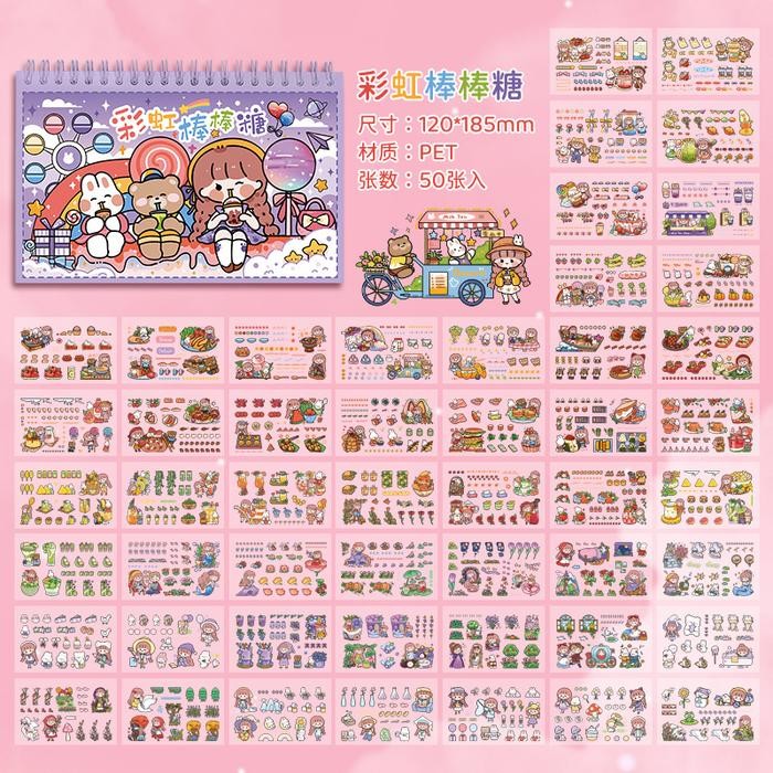

Stiker Buku Cute & Stiker KAlender Washi