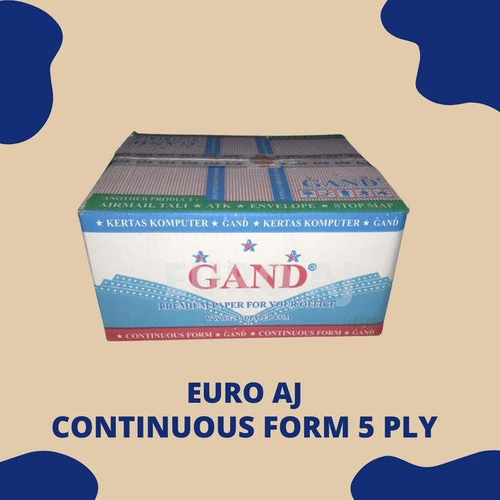 

NEW PRODUK GAND CONTINUOUS FORM 5 PLY NCR WARUNG ARA67