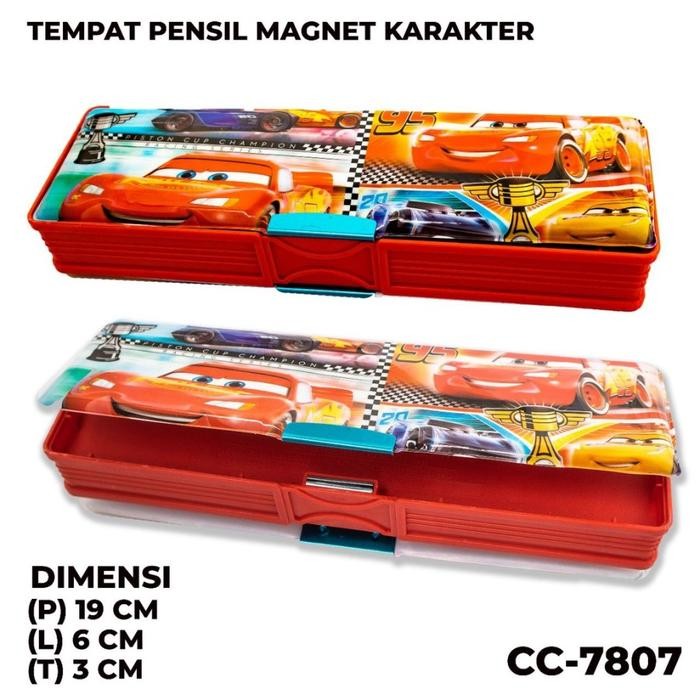 

Tempat Pensil Pen MAGNET Karakter Fancy/Kotak Pensil 2sisi Bolak Balik