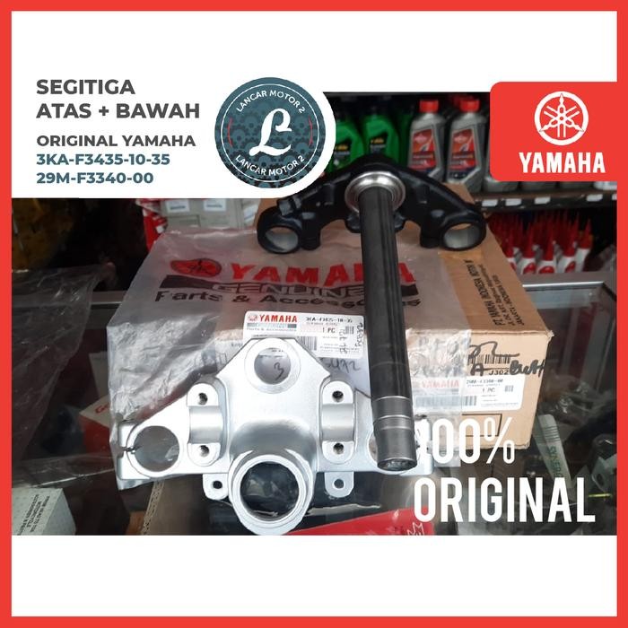 Segitiga Atas Bawah RxKing Rx King 3KA Stang Stir SET ORIGINAL YAMAHA