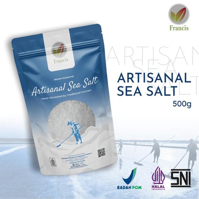 

Pilihan- Francis Artisanal Sea Salt / Garam Laut Artisanal 500G / 500 Gram