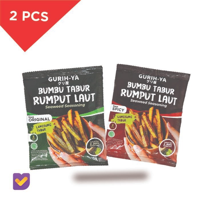 

Pilihan- Gurih-Ya Bumbu Tabur Seaweed ( Bts ) Mix - 2 Original + 1 Pedas