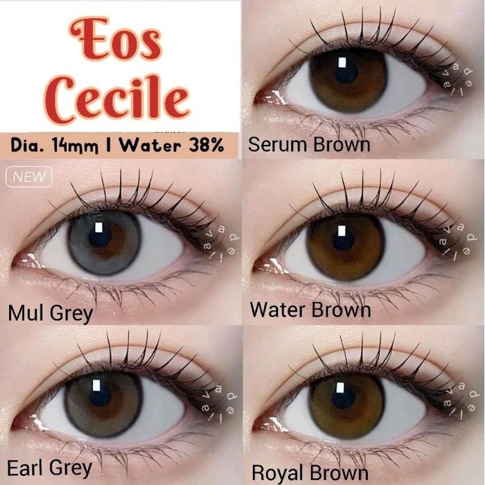 Pilihan- Softlens Cecile By Eos Dia. 14 Mm Normal & Minus ( -0.50 S/D -10.00 ) Soflens Made In