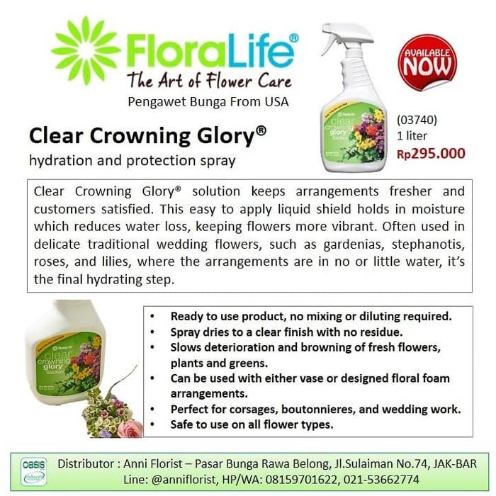 Floralife Clear Crowning Glory 1 Liter (03740), Pengawet Bunga