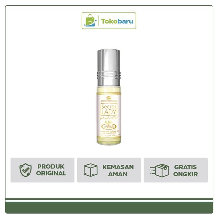 GRATIS ONGKIR Parfum Al Rehab Secret Lady 6ml / Minyak Wangi Aroma Secret Lady Original Perfume