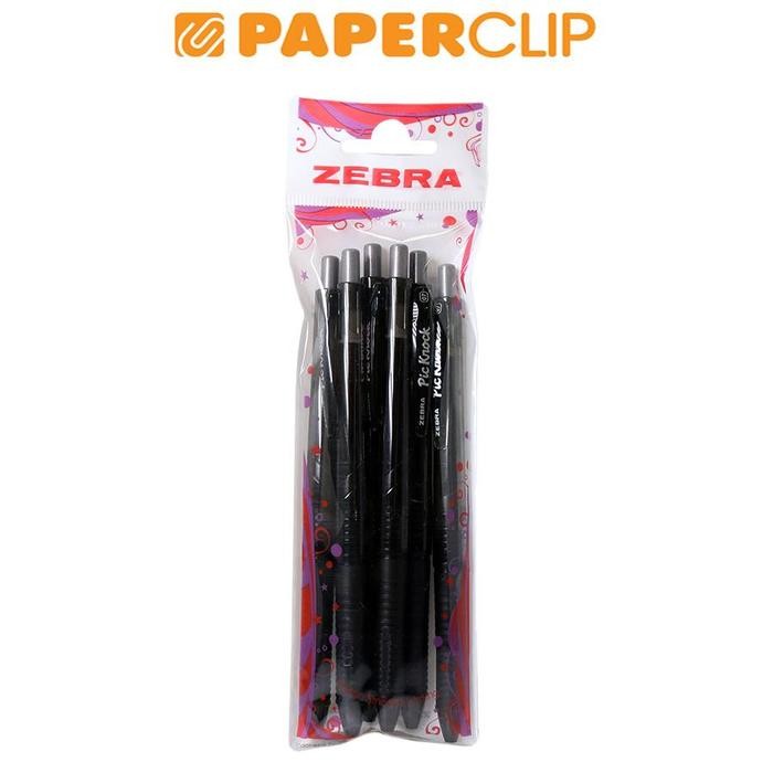 

BALLPOINT ZEBRA PICKNOCK 07 ISI 6 BLACK