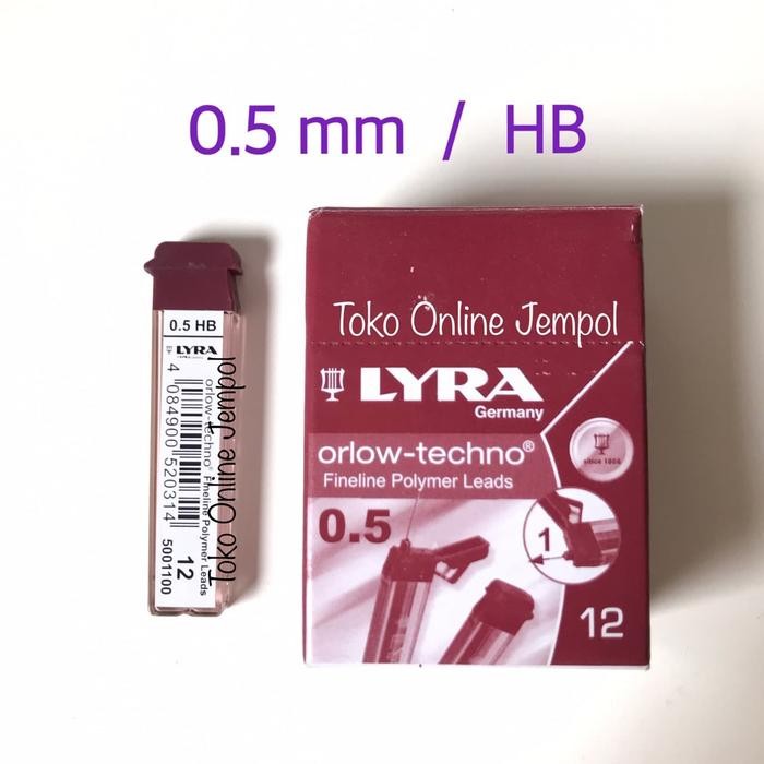 

ATK0775LR 0.5mm HB isi Pensil Mekanik LYRA 5001100 Mechanical Pencil