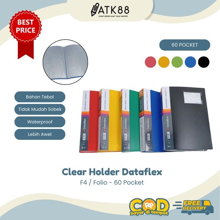 

Map Plastik Dokumen Display Book 60 Pocket Dataflex Clear Holder Stationery