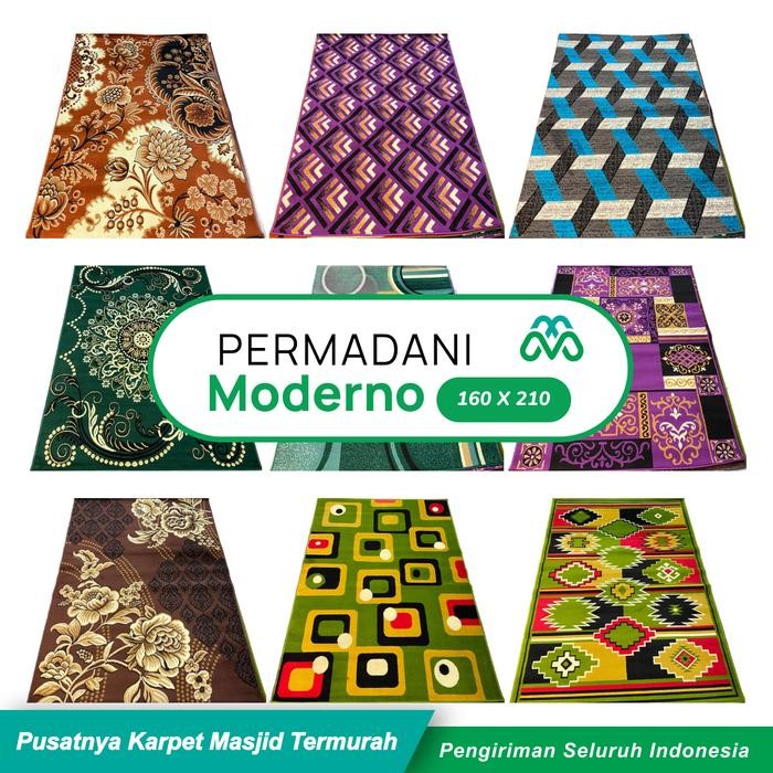 Karpet Permadani 160 X 210 Cm Moderno Motif Modern