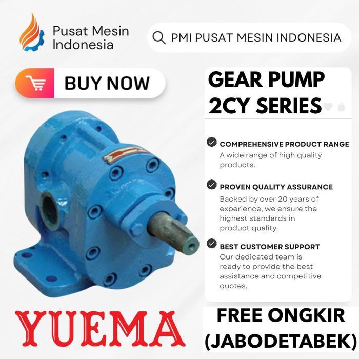 

GEAR PUMP YUEMA 2CY 3/2.5 1" X 1" GLAND PACKING POMPA / GEARPUMP/ GEARPUMP OLI/ POMPA GEAR OLI/
