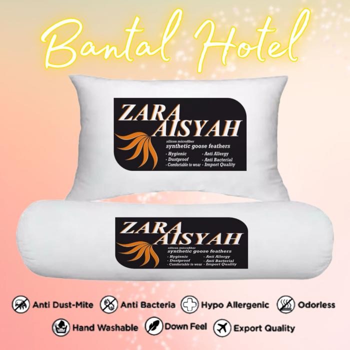 King Koil Latexs - 1 Set Bantal Dan Guling Zara Aisyah Bantal Guling Tidur Kepala Dewasa Hotel