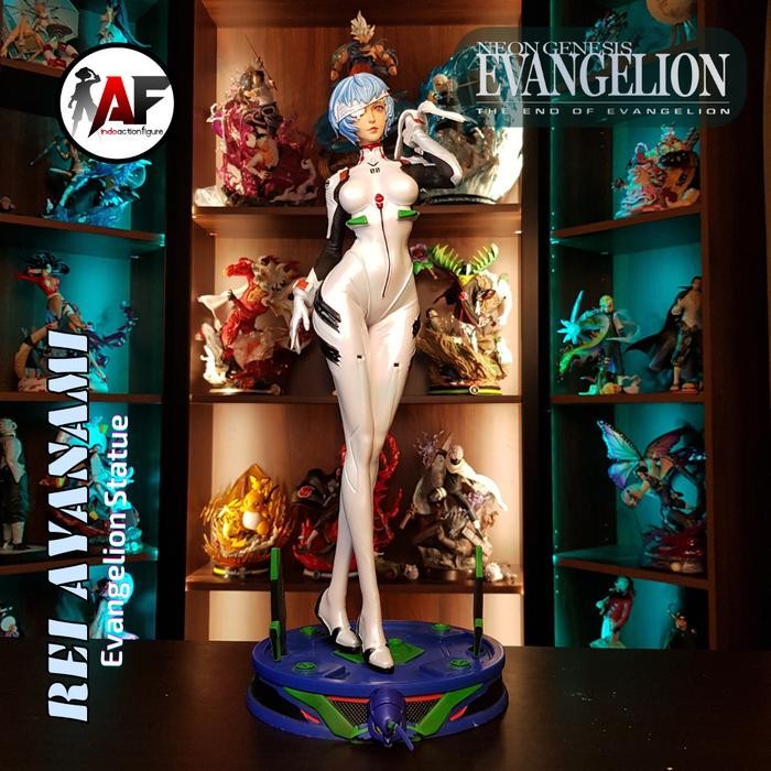 Statue Action Figure Neon Genesis Evangelion Rei Ayanami EVA-01 Pink design 47 cm