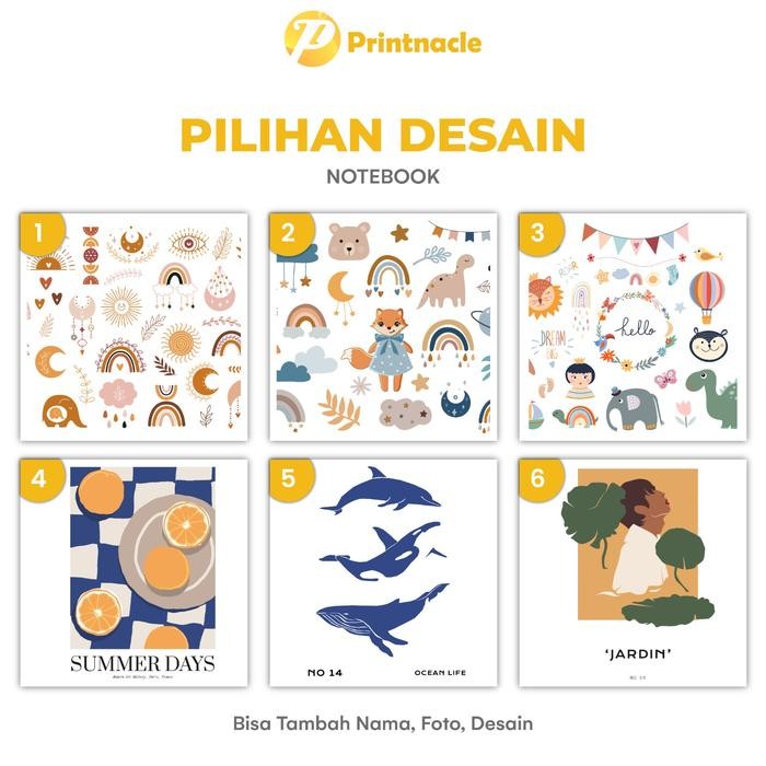 

Bisa E-Katalog! Custom Buku Catatan A6 Qs01 Notebook Saku Cetak Uv Print Agenda Kulit Premium