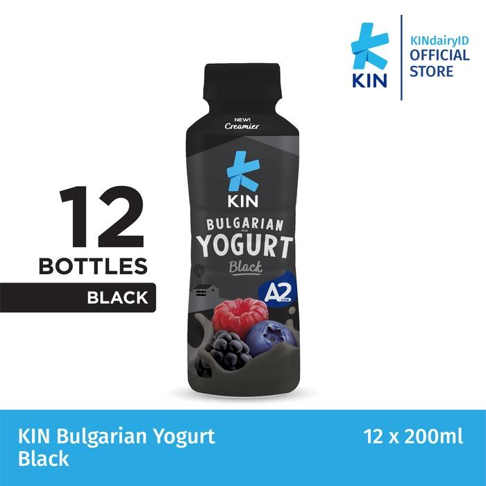 Pilihan- Kin Bulgarian Yogurt Black (12 X200 Ml)