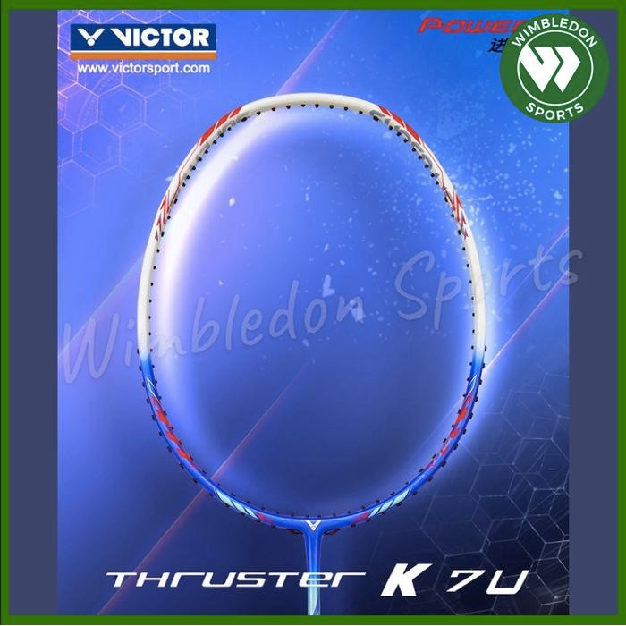 Raket Badminton Victor Thruster K 7U F / Raket Victor TK-7U F