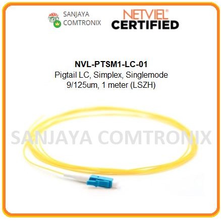 Pilihan- Netviel Nvl-Ptsm1-Lc-01 Pigtail Fo Lc Simplex Singlemode 9/125Um 1Mtr