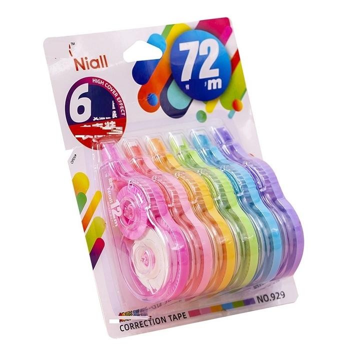 

New 6pcs Tipex Tip X Pita Koreksi Pena Correction Tape GanS-ST0453 perlengkapan sekolah