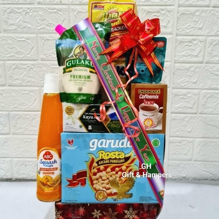 PARCEL NATAL SNACKS SIRUP TAHUN BARU HAMPERS / SEMBAKO / PARSEL MINI