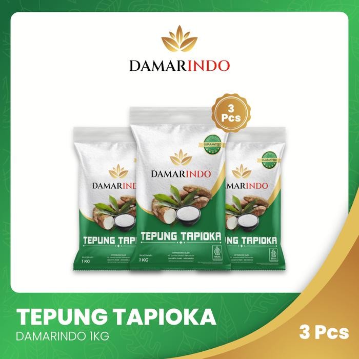 

DISKON Tepung Tapioka DAMARINDO 1 kg - Produk Tepung Damarindo 3 Pcs READY STOCK