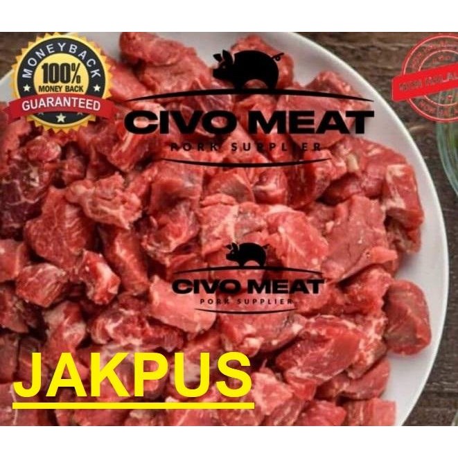 Pilihan- Daging Babi Kapsim Potong Dadu / Babi Kecap 500Gr