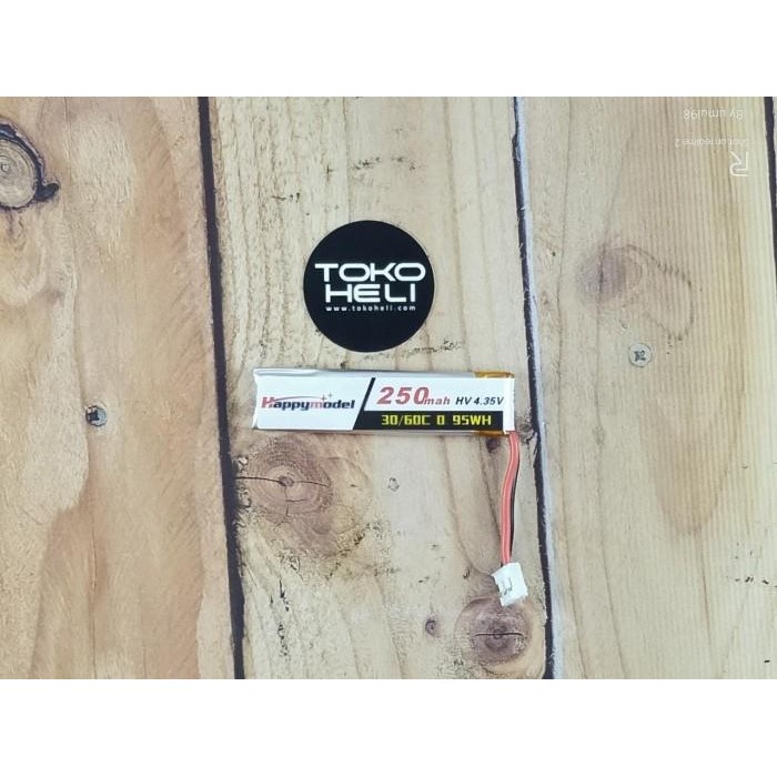 Stok Baru Happymodel 3.8V 250mAh 30C 1S Lipo Battery PH2.0 Mobula7 Snapper6 UR65