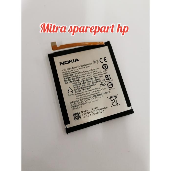 Pilihan- Baterai Batere Battery Nokia 6.1 Plus Nokia X6 He342 He-342 Original