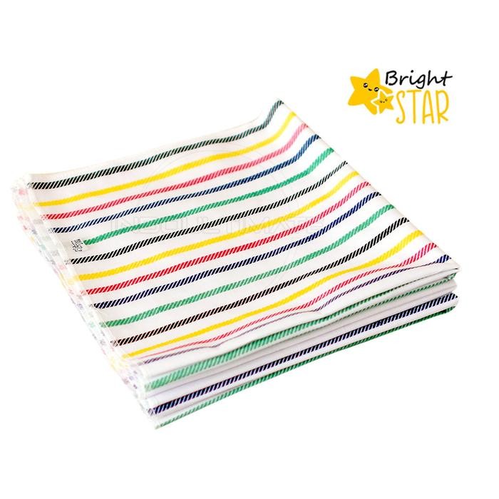 Alas Ompol Bayi BABY STAR Kain Lurik Alas Tidur Bayi AO-05 Alas Kain Penyerap Ompol Bayi Alas Perlak