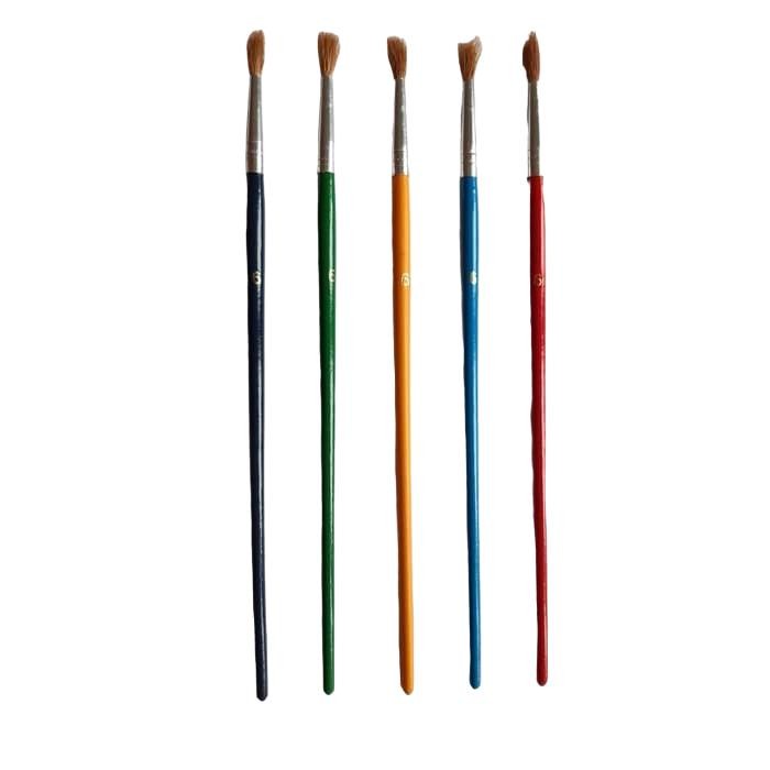 

GROSIR TERMURAH Paint Brush Kuas Cat Air WARNA Painting Brushes No.5 Kuas Cat Minyak Kuas Lukis Gambar Canvas Akrilik Acrylic NO 5 - CAJ88