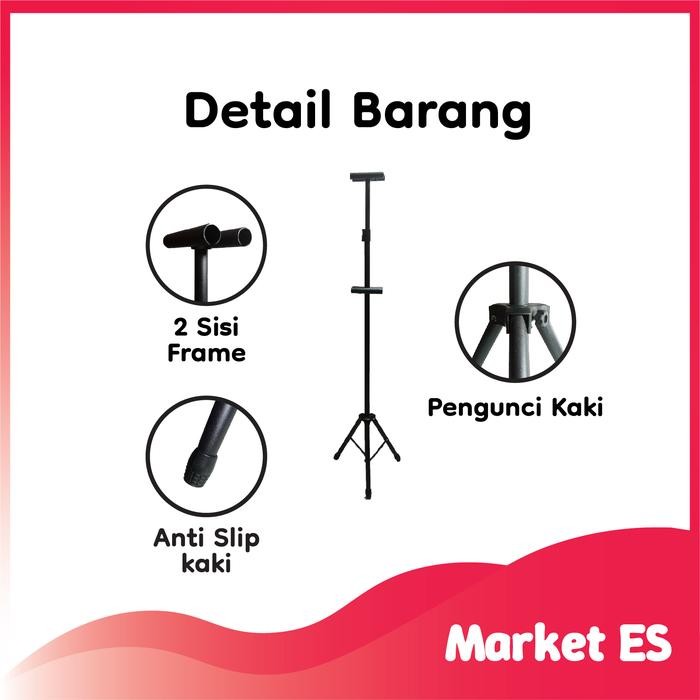 

Tripod banner 2 sisi dan impraboard plus Stiker dan Laminasi / Tripod Banner dan Cetak Impraboard