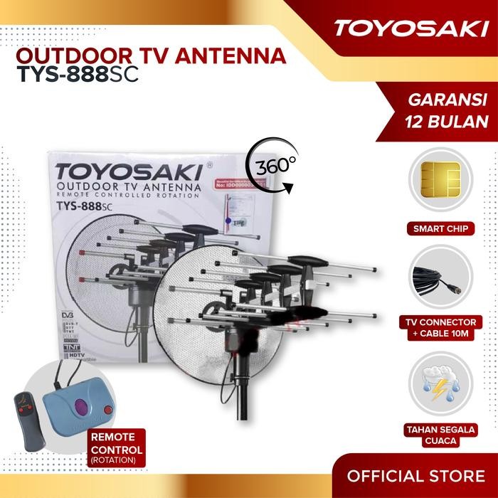 Toyosaki Antena TV Digital OUTDOOR TYS 888 SC