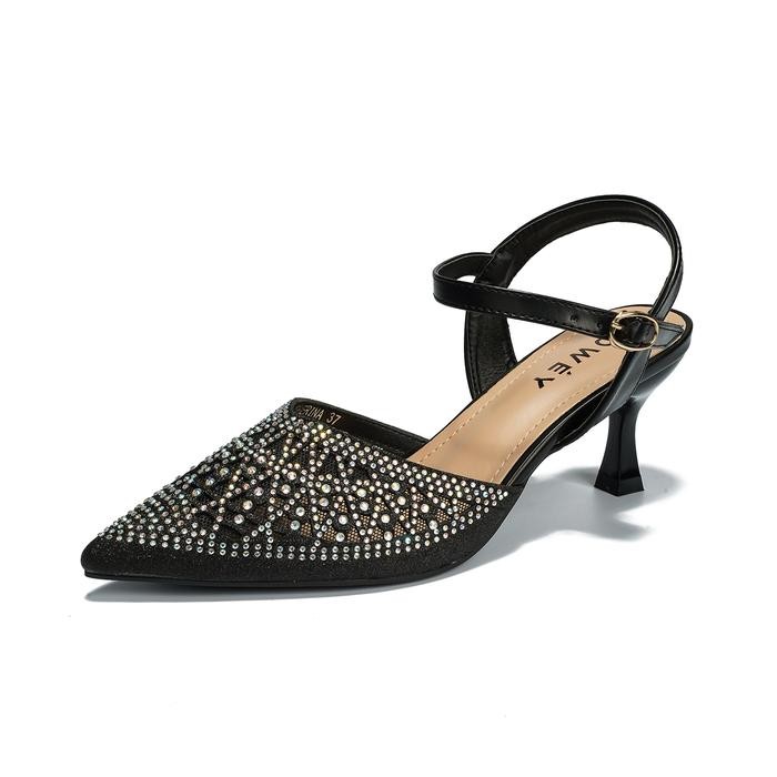 Donatello - Sandal Pesta Wanita High Heels Mewah Sherina Karet Batik