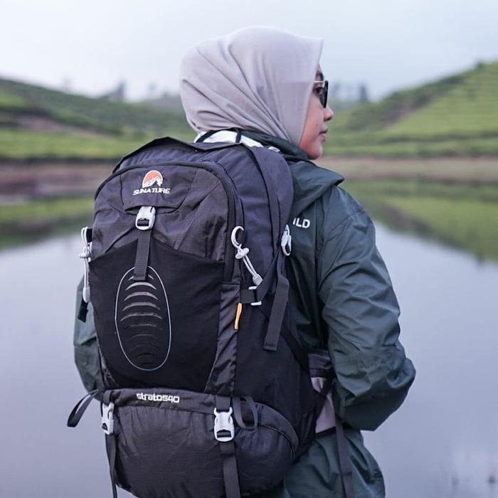 ASLI Backpack Sunature Stratos 40L - Tas Keril Hiking Tas Gunung READY STOCK