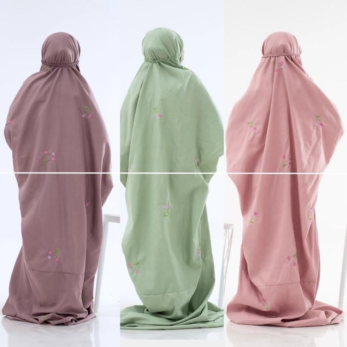 Pilihan- Mukena Terusan Buket Lajuran Anak Sd Smp Tanggung Remaja