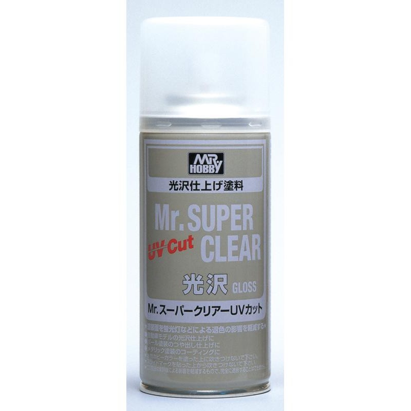 Pilihan- Mr Super Clear Uv Cut Gloss - Cat Gundam Model Kit Spray