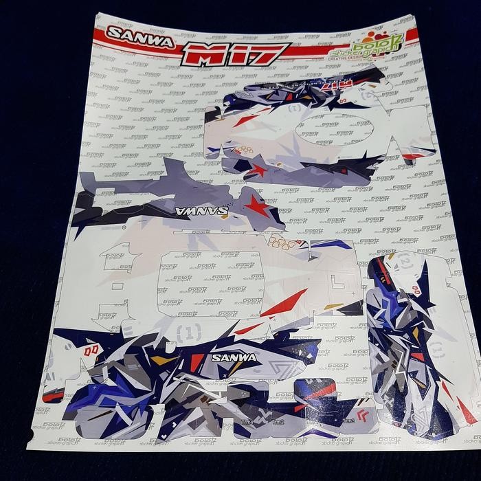 Pilihan- Decal Sanwa M17 Mecha Gundam Cyberpunk Style