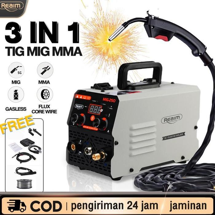 NEW NEW NEW REAIM alat las Mesin Las Inverter Portable 120A 600 watt Mesin las Mesin trafo