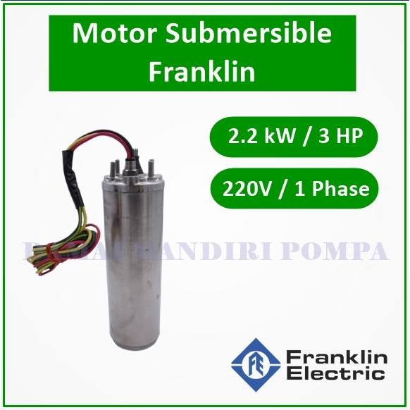 Motor Submersible Franklin 3PK 220V