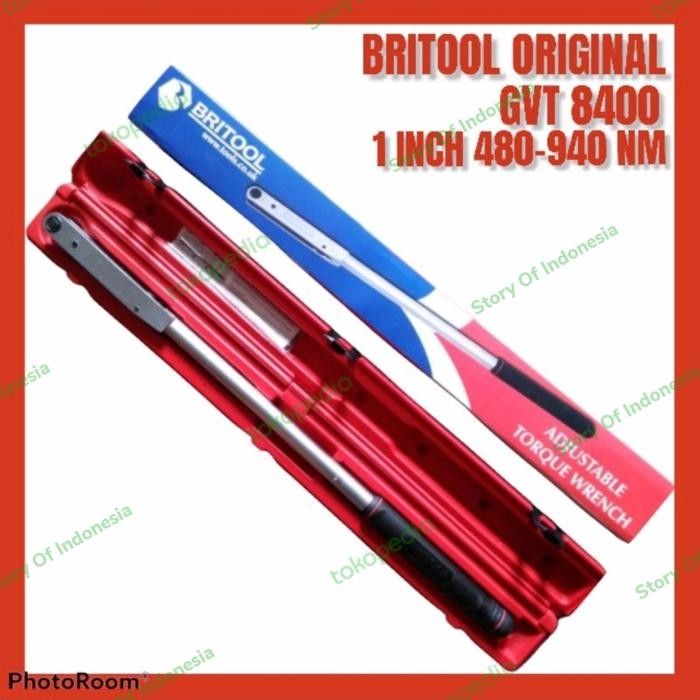 NEW BRITOOL GVT 8400 Kunci Moment Torsi / Torque Wrench Original GVT8400