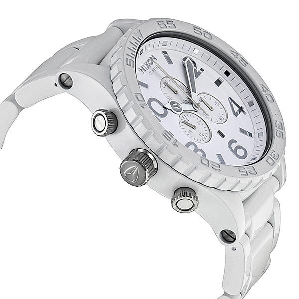 Nixon A0831255 51-30 Chrono All White Silver