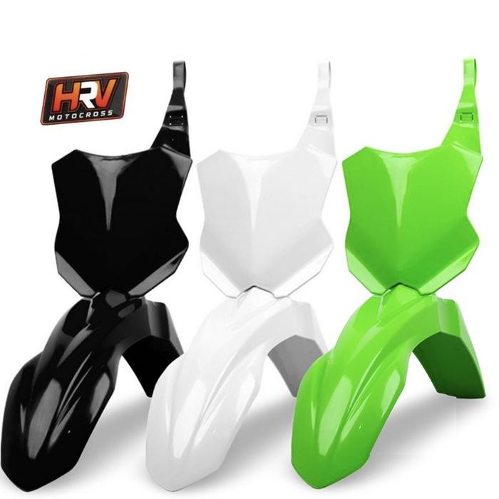 Paket Spakbor Depan + Papan Nomor Kx 250 Hrv Klx Crf Dtracker Trail