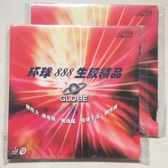 Karet Pingpong Bintik Globe 888 Ox-Bintik Medium Best Quality Asli 100% Original